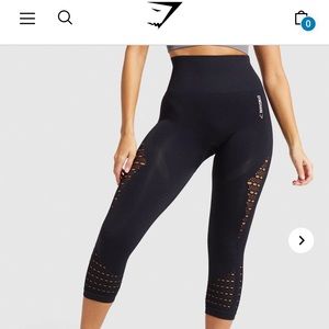 Gymshark Energy+ seamless cropped leggings
